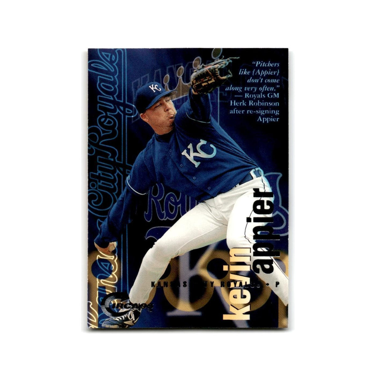 Kevin Appier 1996 Circa #43 Kansas City Royals Baseball Card NM