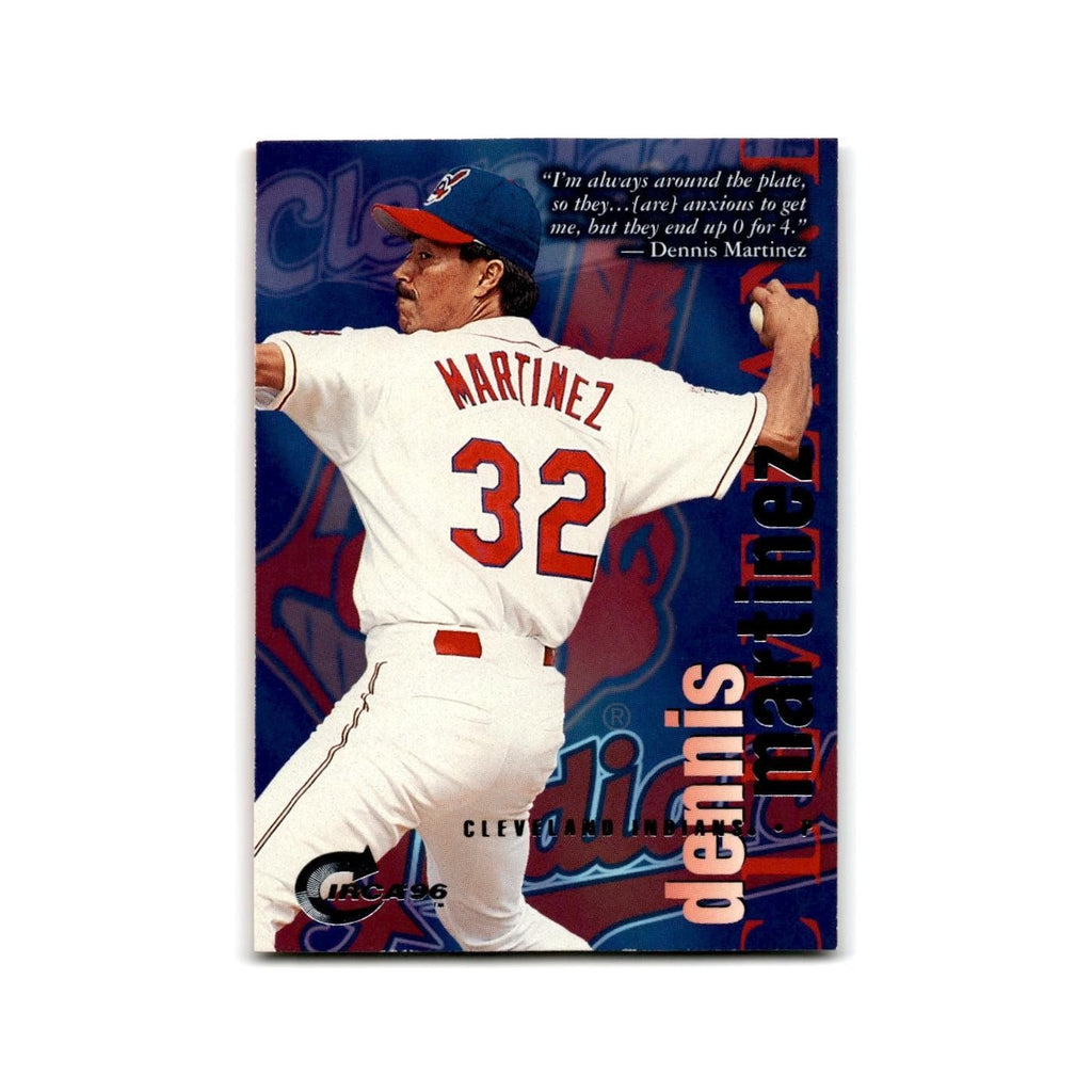 Dennis Martinez 1996 Circa #34 Cleveland Indians Baseball Card NM