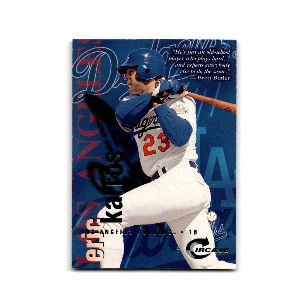 Eric Karros 1996 Circa #141 Los Angeles Dodgers Baseball Card NM