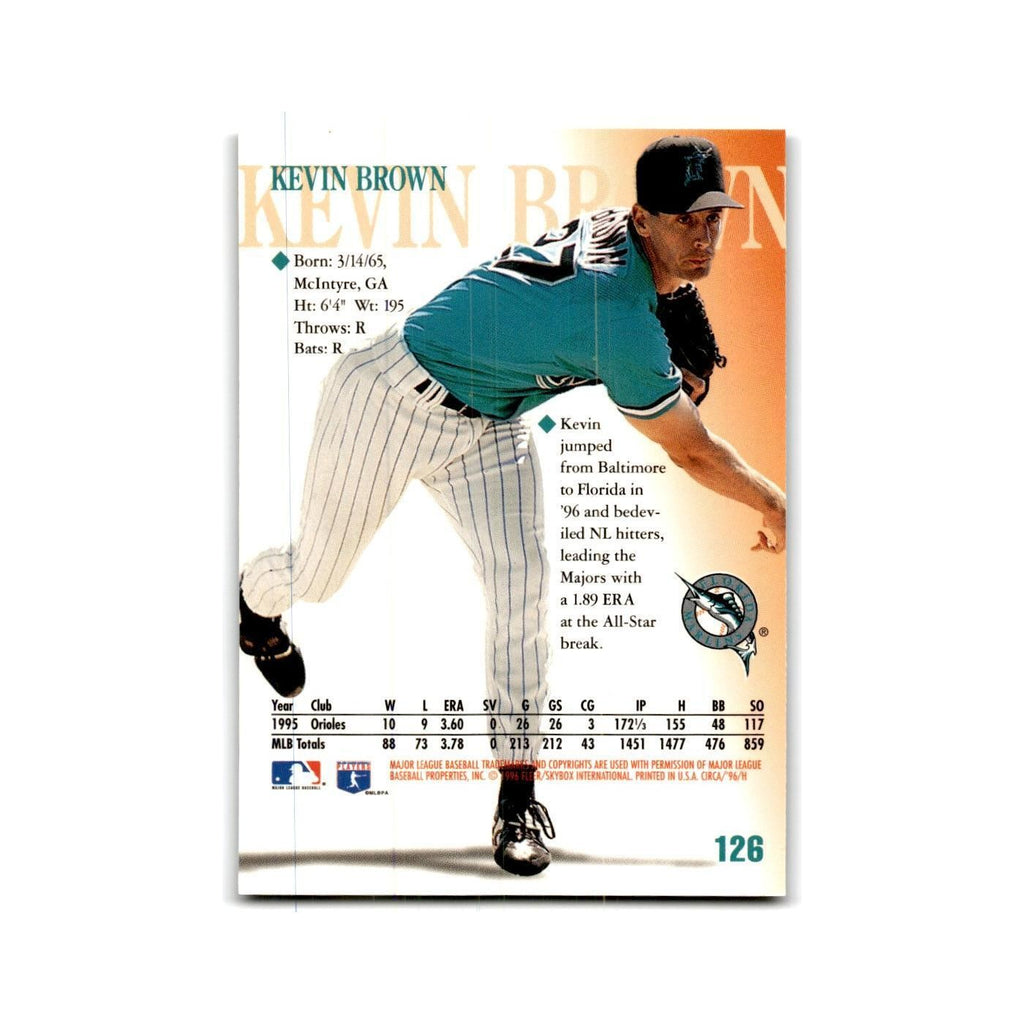 Kevin Brown 1996 Circa #126 Florida Marlins Baseball Card NM