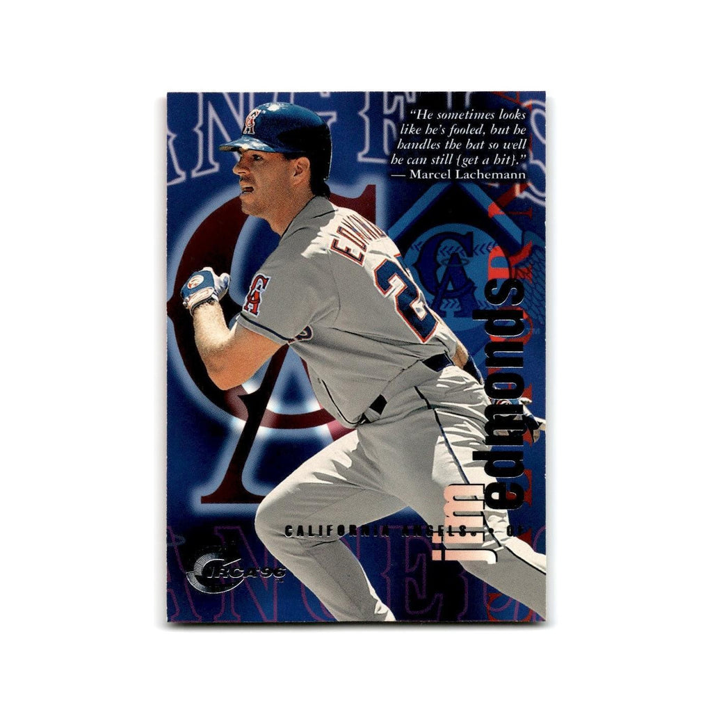 Jim Edmonds 1996 Circa #18 California Angels Baseball Card NM