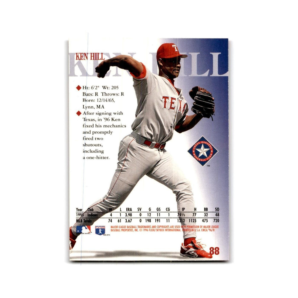 Ken Hill 1996 Circa #88 Texas Rangers Baseball Card NM