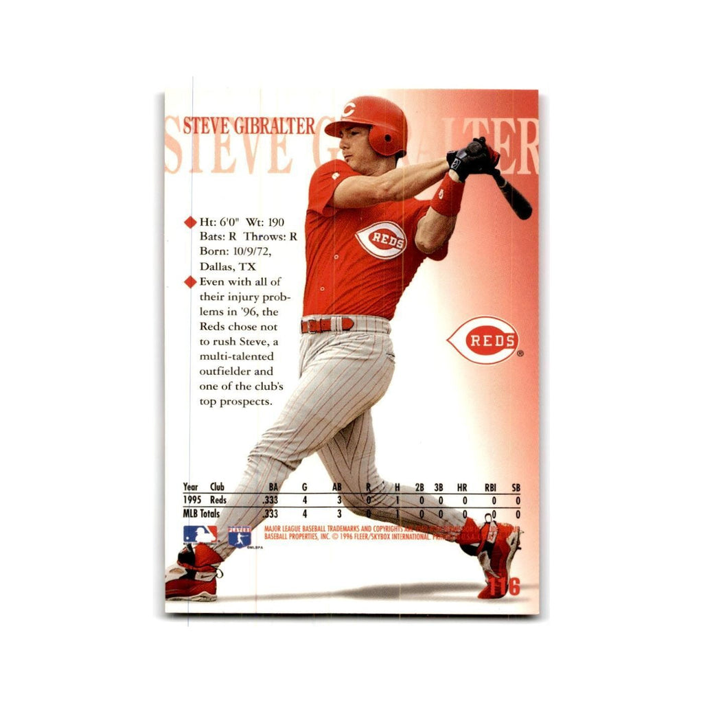 Steve Gibralter 1996 Circa #116 Cincinnati Reds Baseball Card NM