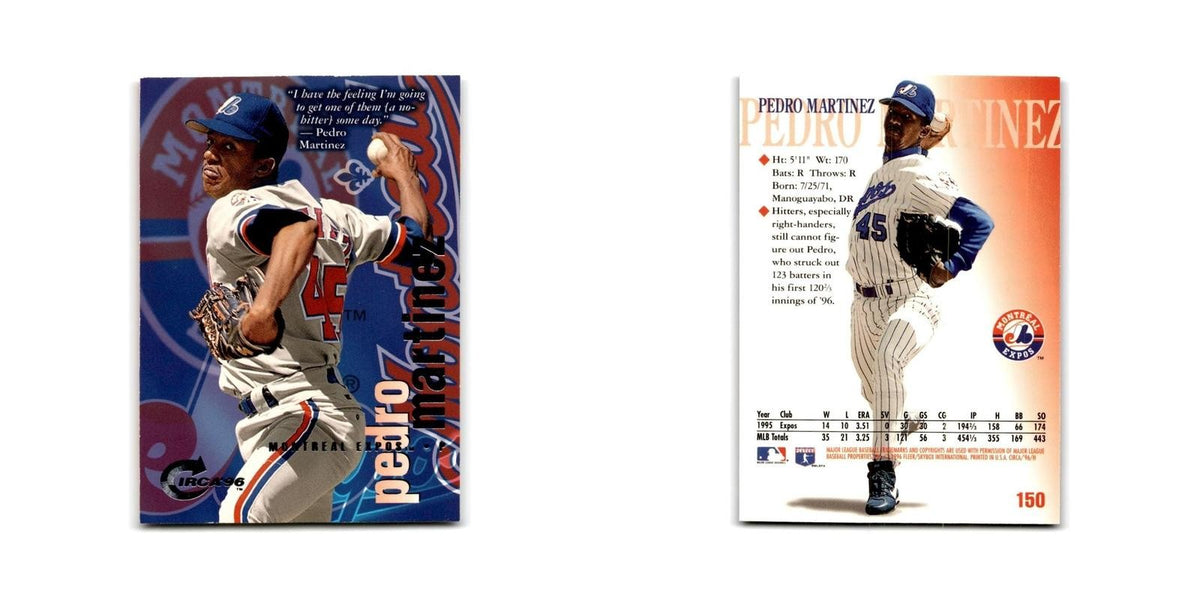 Pedro Martinez 1996 Circa #150 Montreal Expos Baseball Card NM