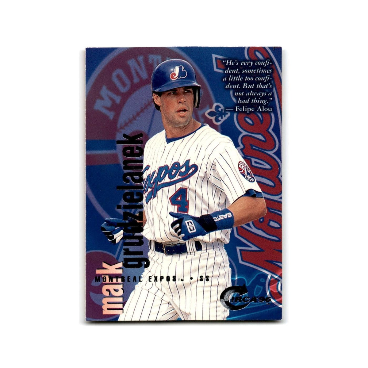 Mark Grudzielanek 1996 Circa #149 Montreal Expos Baseball Card NM