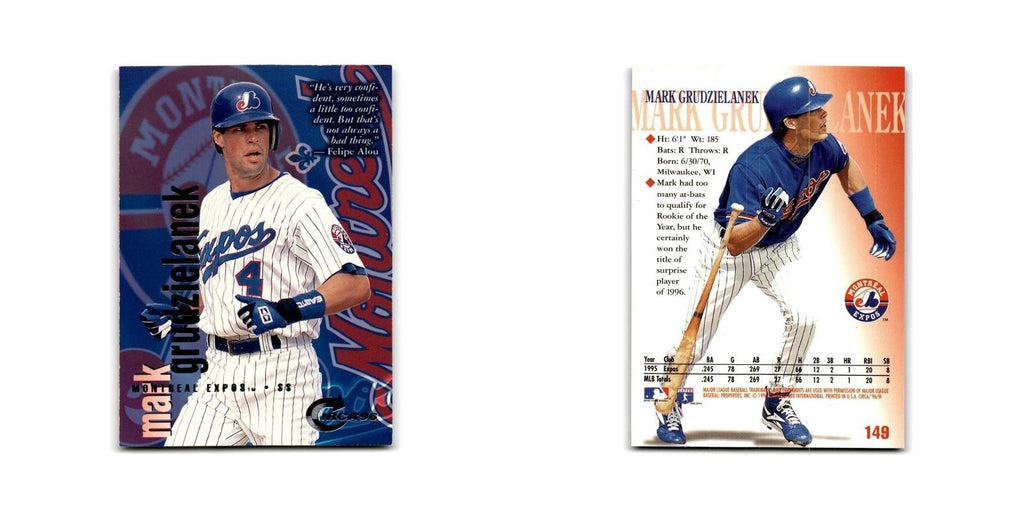 Mark Grudzielanek 1996 Circa #149 Montreal Expos Baseball Card NM