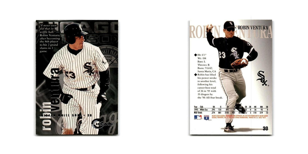 Robin Ventura 1996 Circa #30 Chicago White Sox Baseball Card NM