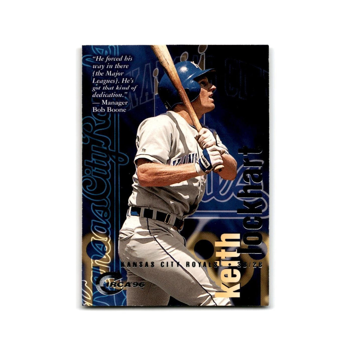 Keith Lockhart 1996 Circa #45 Kansas City Royals Baseball Card NM