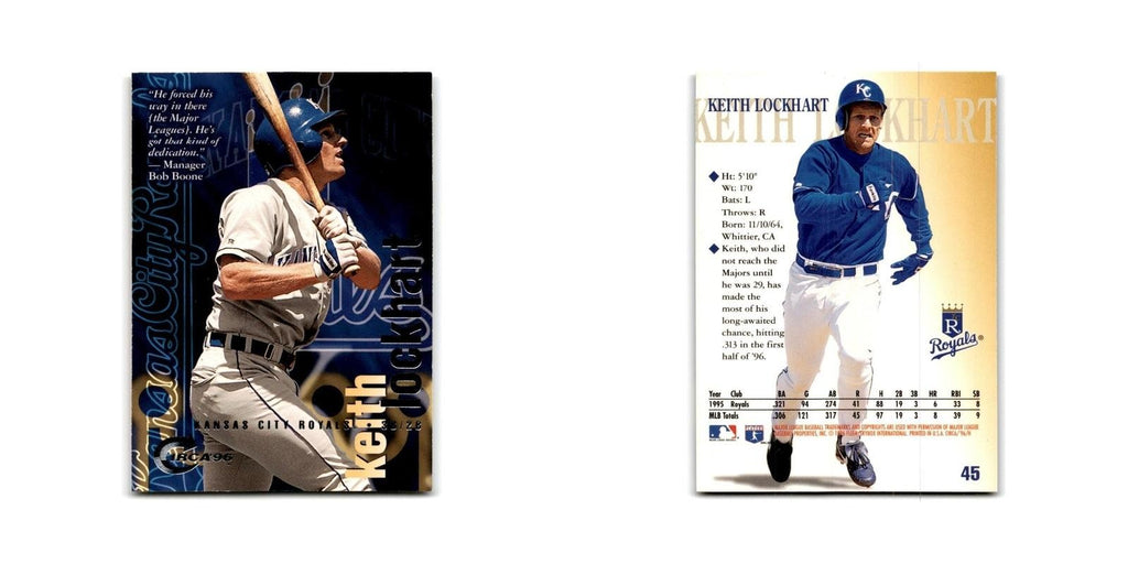 Keith Lockhart 1996 Circa #45 Kansas City Royals Baseball Card NM