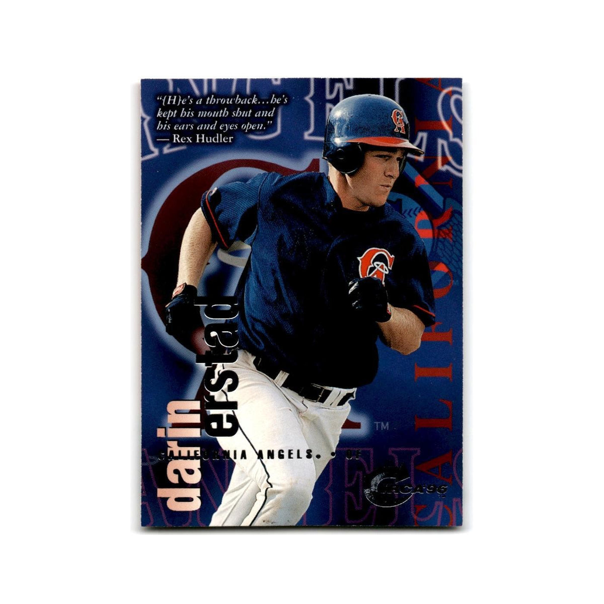 Darin Erstad Rookie 1996 Circa #19 California Angels Baseball Card NM
