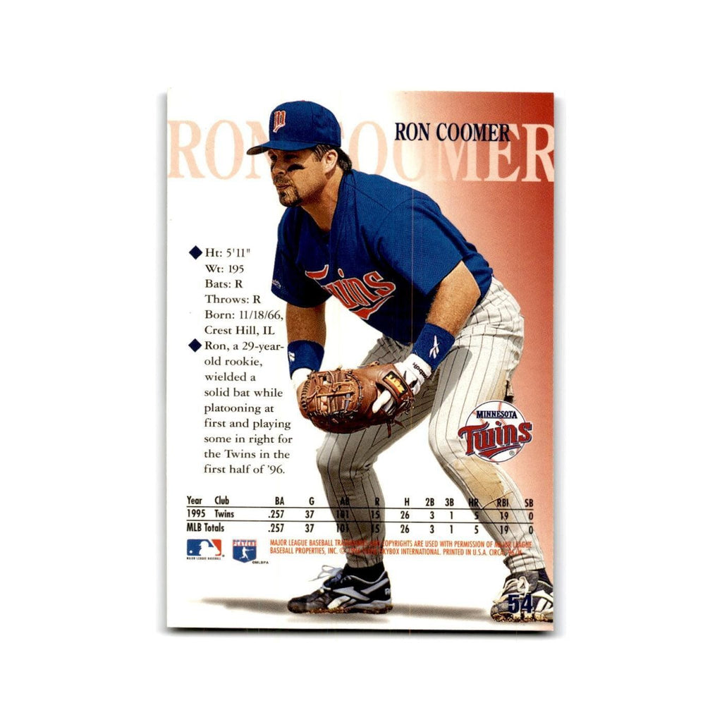 Ron Coomer 1996 Circa #54 Minnesota Twins Baseball Card NM