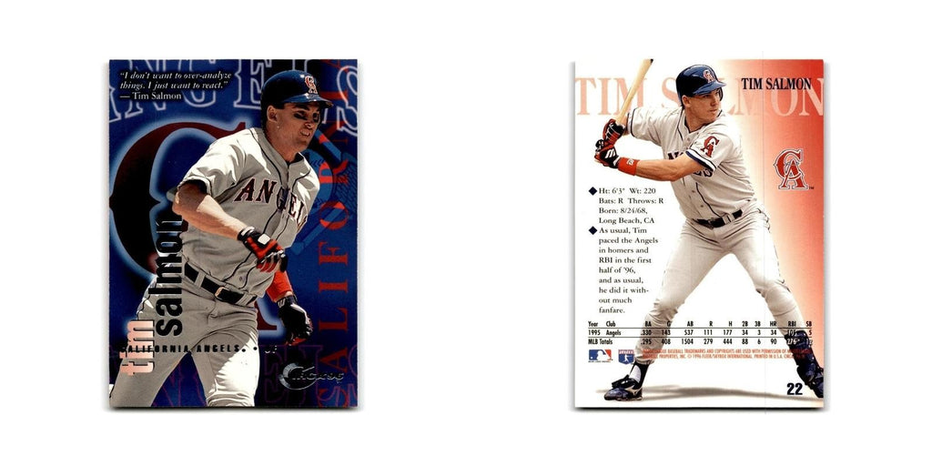 Tim Salmon 1996 Circa #22 California Angels Baseball Card NM
