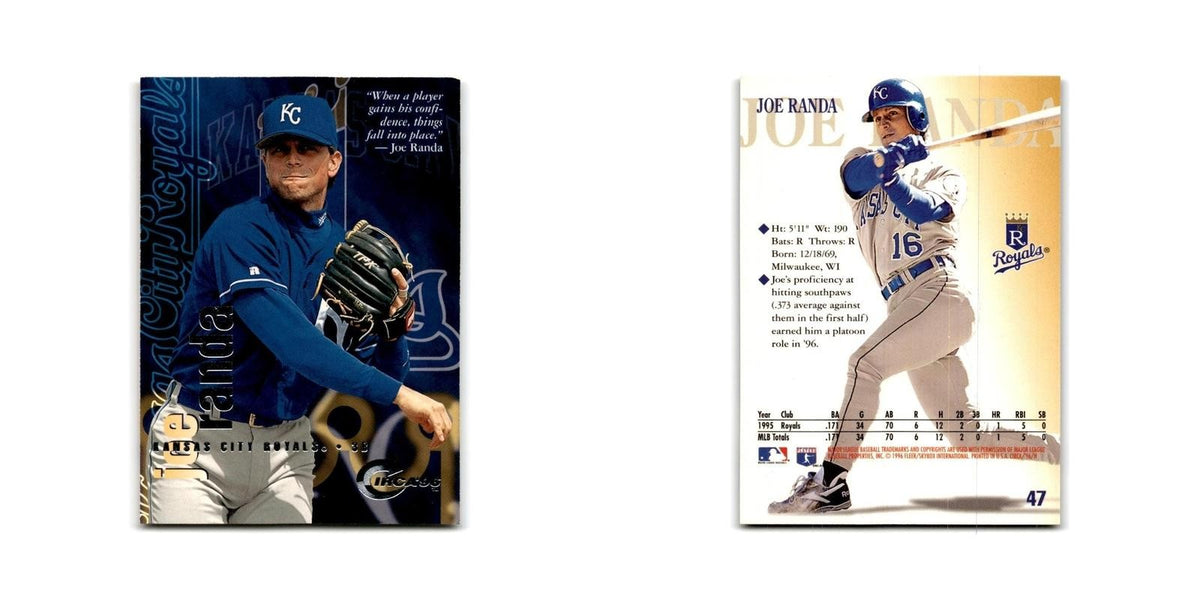 Joe Randa 1996 Circa #47 Kansas City Royals Baseball Card NM