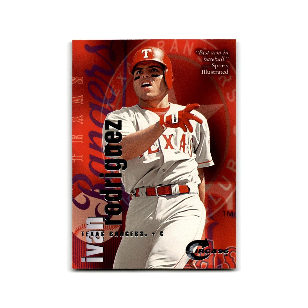 Ivan Rodriguez 1996 Circa #92 Texas Rangers Baseball Card NM