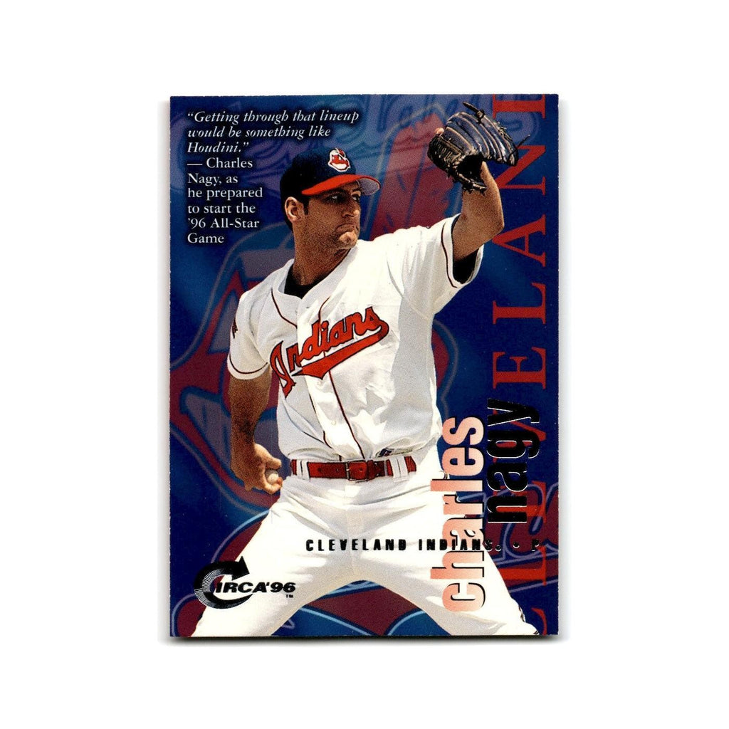 Charles Nagy 1996 Circa #36 Cleveland Indians Baseball Card NM