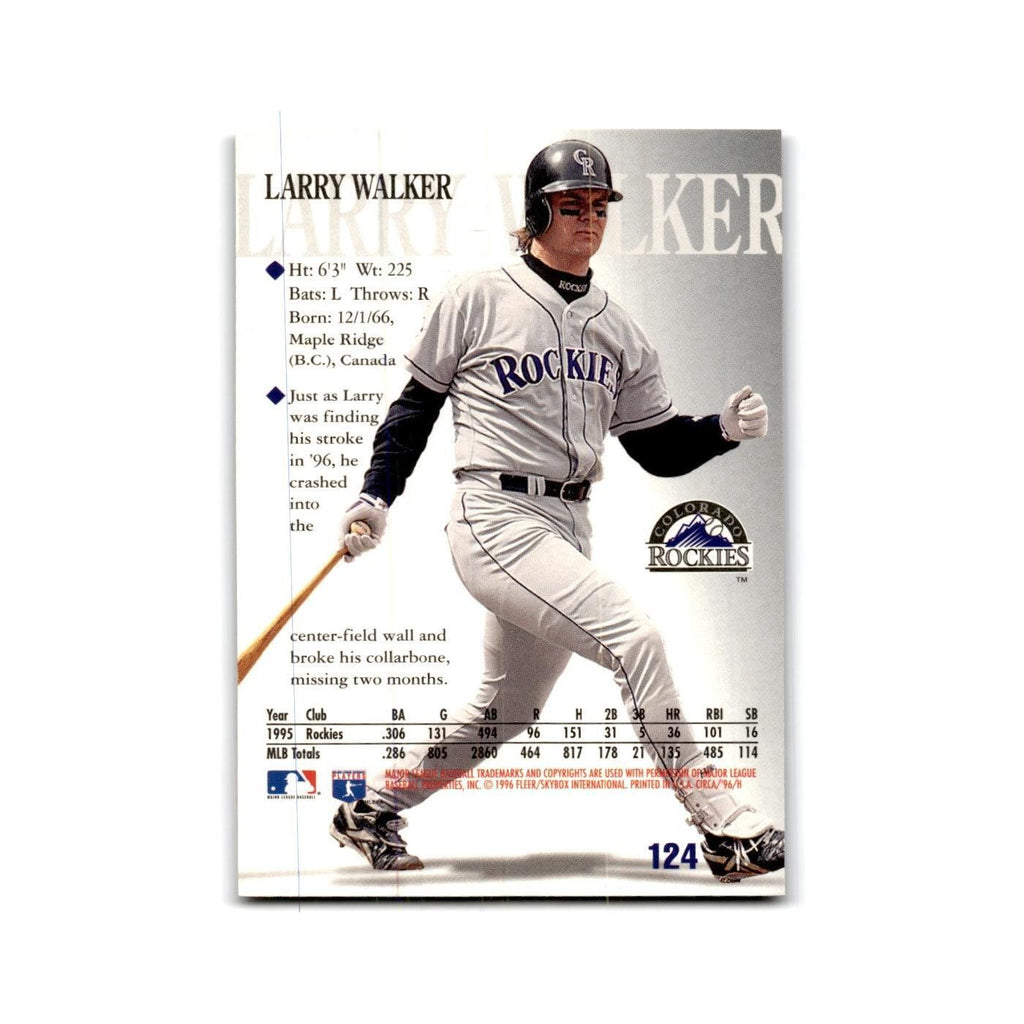 Larry Walker 1996 Circa #124 Colorado Rockies Baseball Card NM