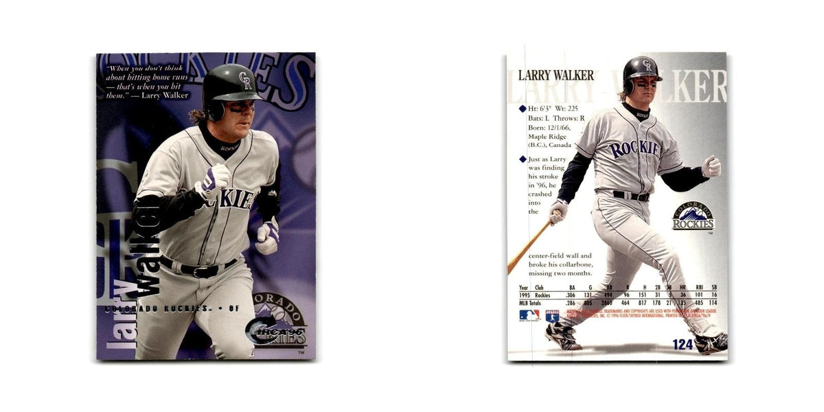 Larry Walker 1996 Circa #124 Colorado Rockies Baseball Card NM