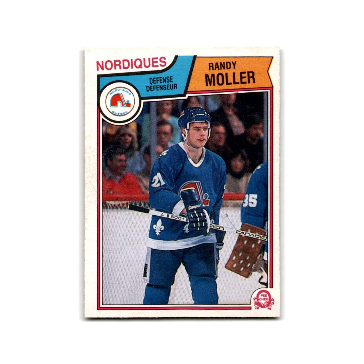 1983 O-Pee-Chee Randy Moller RC Quebec Nordiques #297