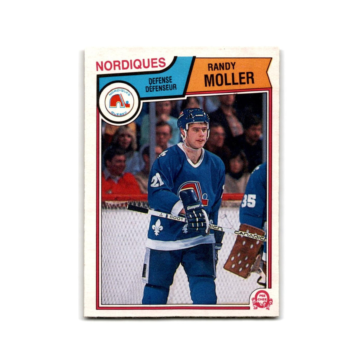 1983 O-Pee-Chee Randy Moller RC Quebec Nordiques #297