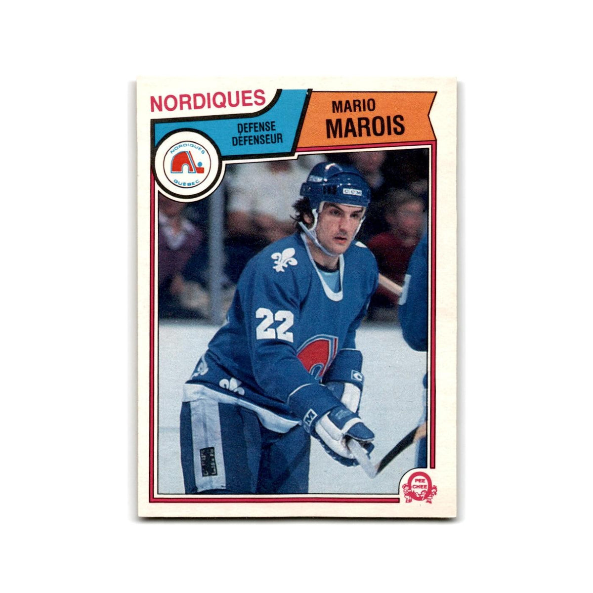 1983 O-Pee-Chee Mario Marois Quebec Nordiques #295