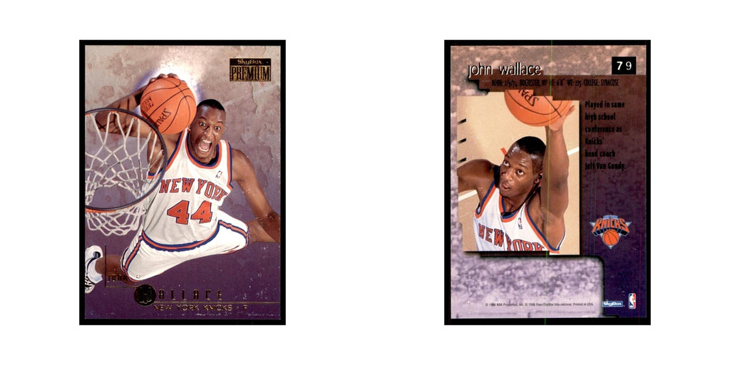 1996 SkyBox Premium John Wallace Basketball Cards #79