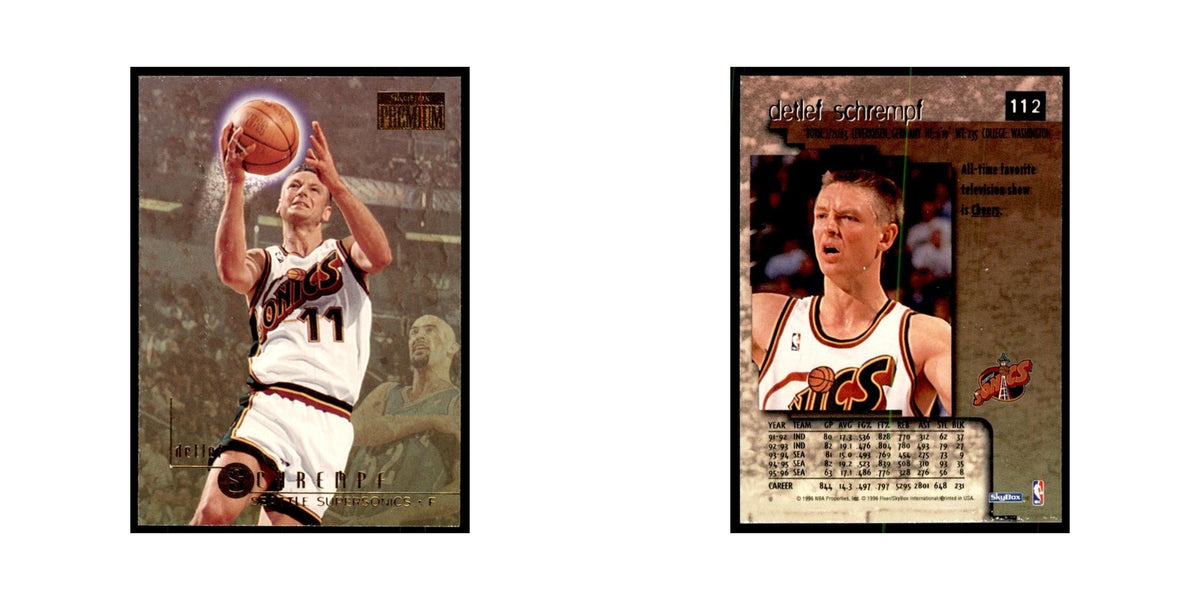1996 SkyBox Premium Detlef Schrempf Basketball Cards #112