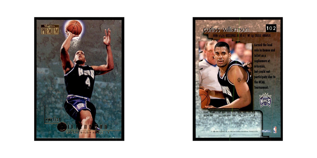 1996 SkyBox Premium Corliss Williamson Basketball Cards #102