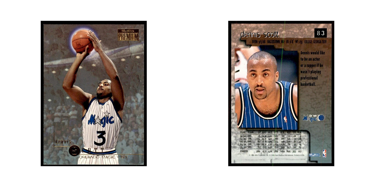 1996 SkyBox Premium Dennis Scott Basketball Cards #83