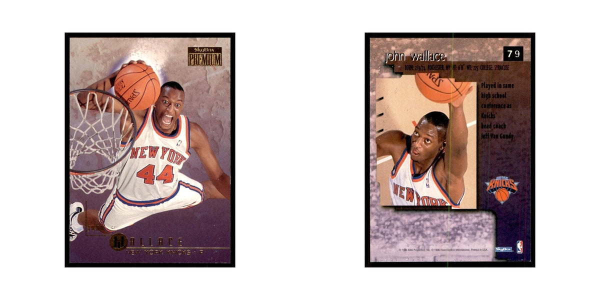 1996 SkyBox Premium John Wallace Basketball Cards #79