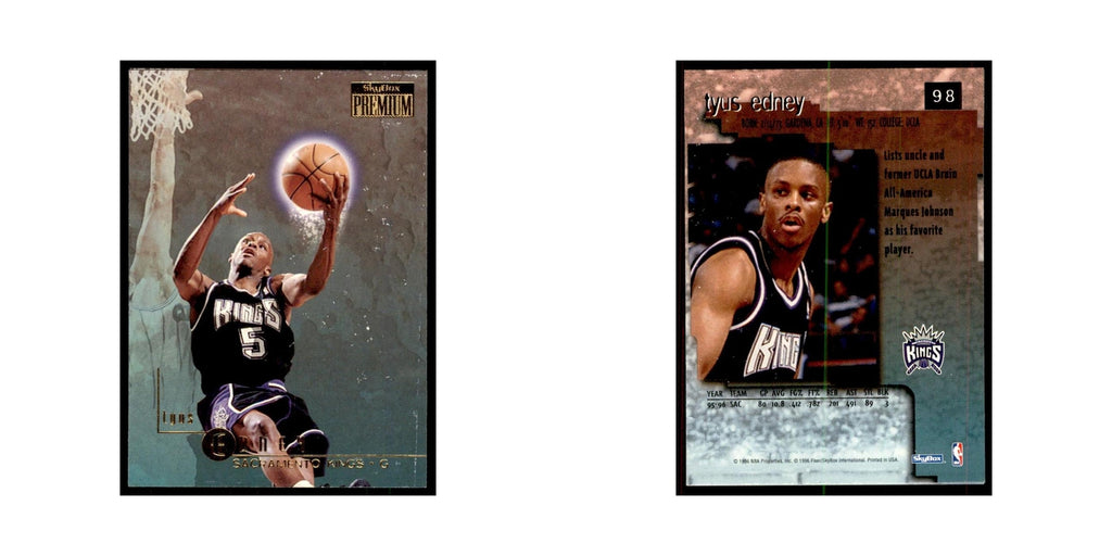 1996 SkyBox Premium Tyus Edney Basketball Cards #98