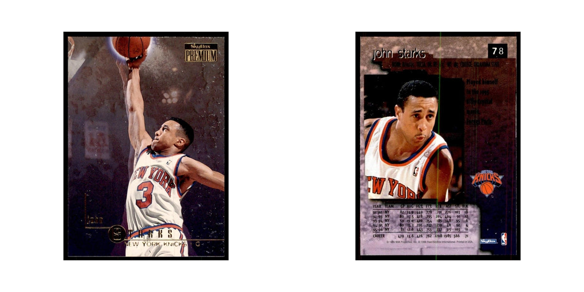 1996 SkyBox Premium John Starks Basketball Cards #78