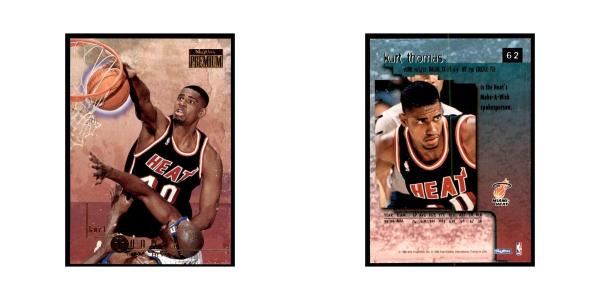 1996 SkyBox Premium Kurt Thomas Basketball Cards #62