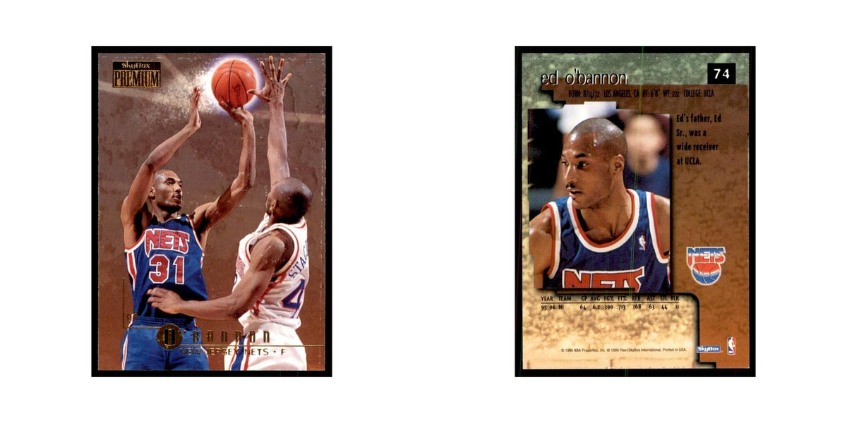 1996 SkyBox Premium Ed O'Bannon Basketball Cards #74