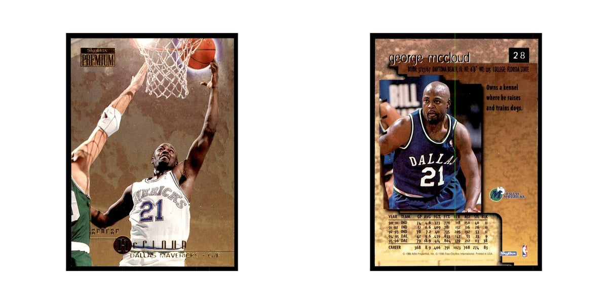 1996 SkyBox Premium George McCloud Basketball Cards #28