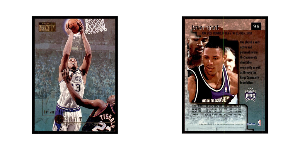 1996 SkyBox Premium Brian Grant Basketball Cards #99