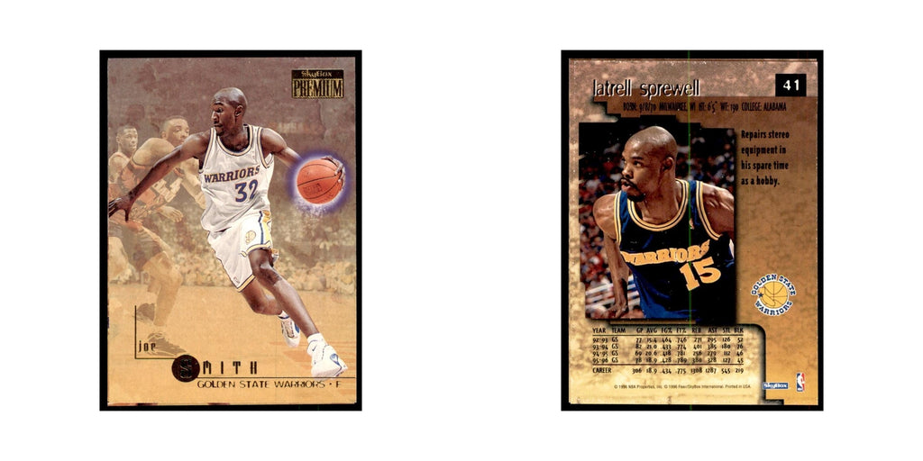 1996 SkyBox Premium Latrell Sprewell Basketball Cards #41