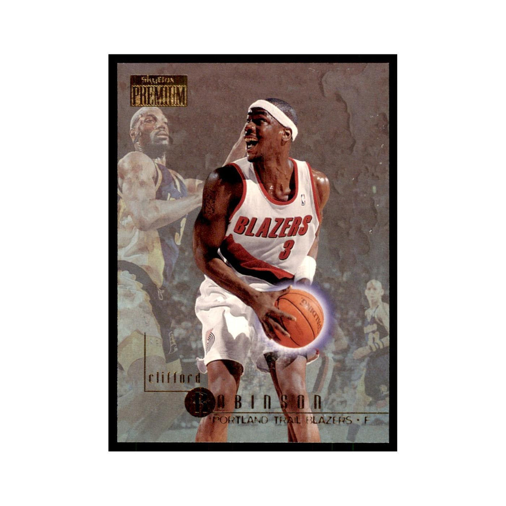 1996 SkyBox Premium Clifford Robinson Basketball Cards #95