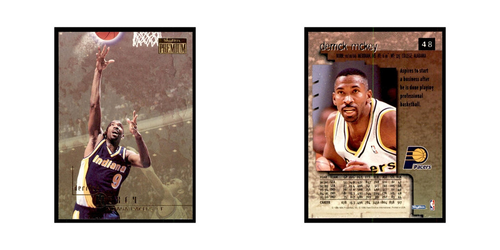 1996 SkyBox Premium Derrick McKey Basketball Cards #48