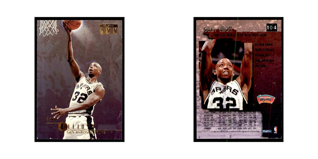 1996 SkyBox Premium Sean Elliott Basketball Cards #104