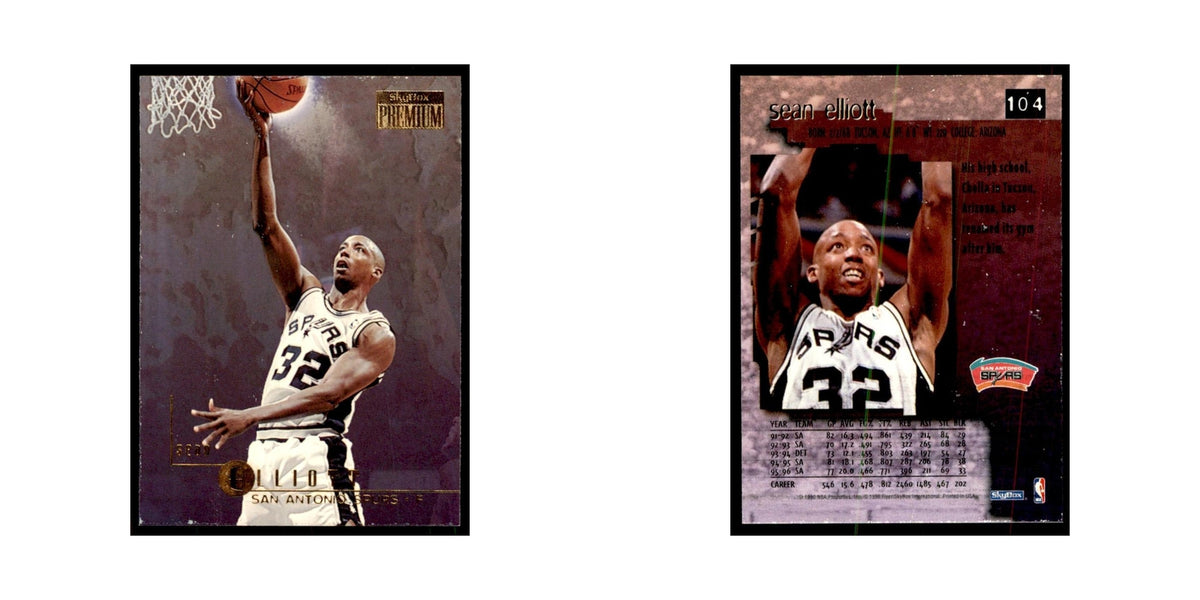 1996 SkyBox Premium Sean Elliott Basketball Cards #104