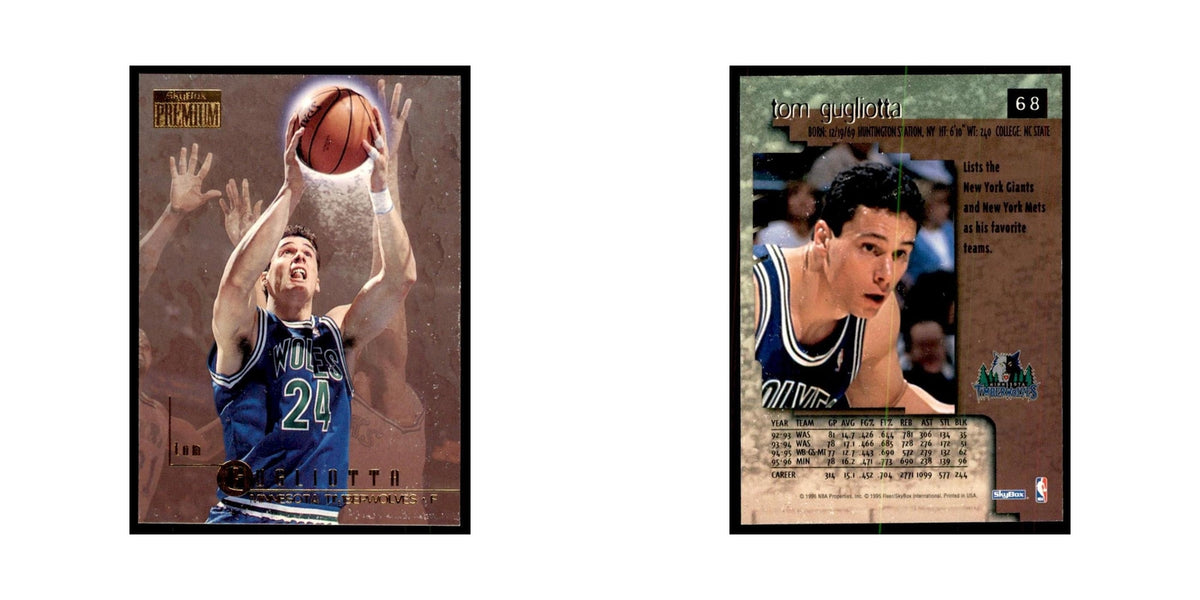 1996 SkyBox Premium Tom Gugliotta Basketball Cards #68