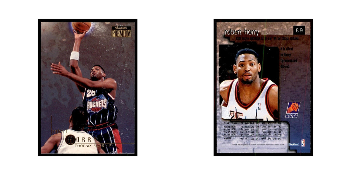 1996 SkyBox Premium Robert Horry Basketball Cards #89