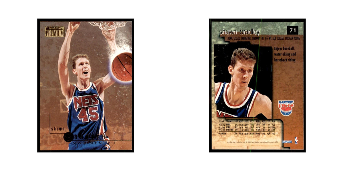 1996 SkyBox Premium Shawn Bradley Basketball Cards #71