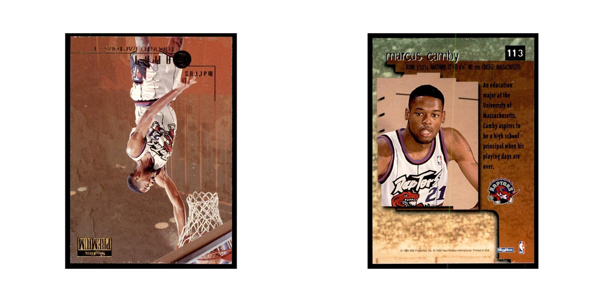 1996 SkyBox Premium Marcus Camby Basketball Cards #113