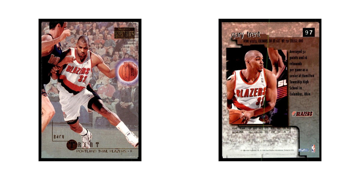 1996 SkyBox Premium Gary Trent Basketball Cards #97