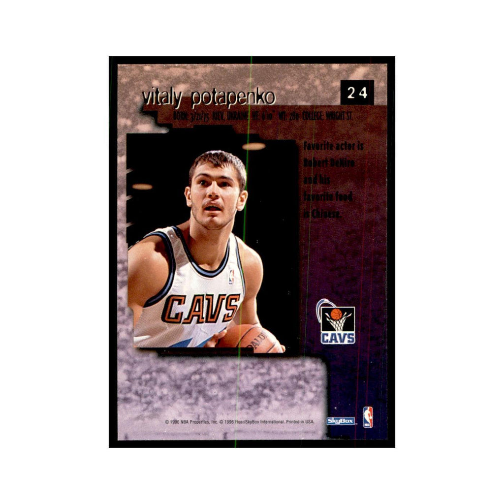 1996 SkyBox Premium Vitaly Potapenko Basketball Cards #24