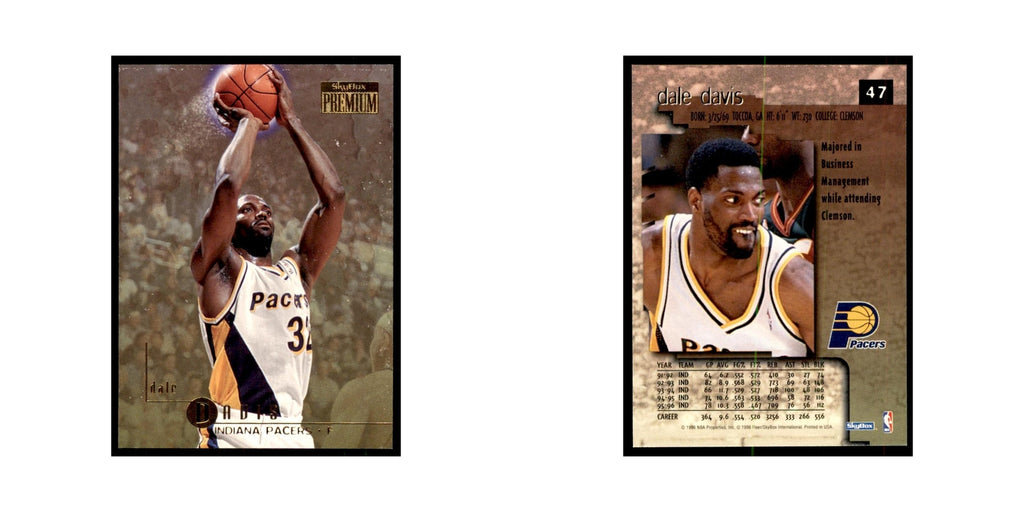 1996 SkyBox Premium Dale Davis Basketball Cards #47