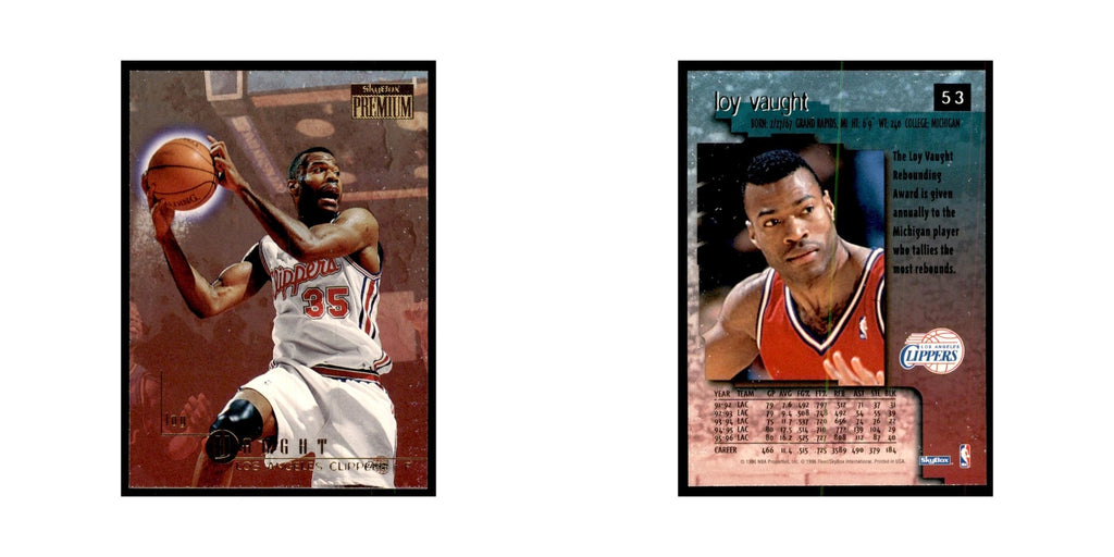 1996 SkyBox Premium Loy Vaught Basketball Cards #53