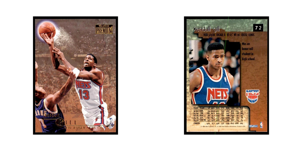 1996 SkyBox Premium Kendall Gill Basketball Cards #72