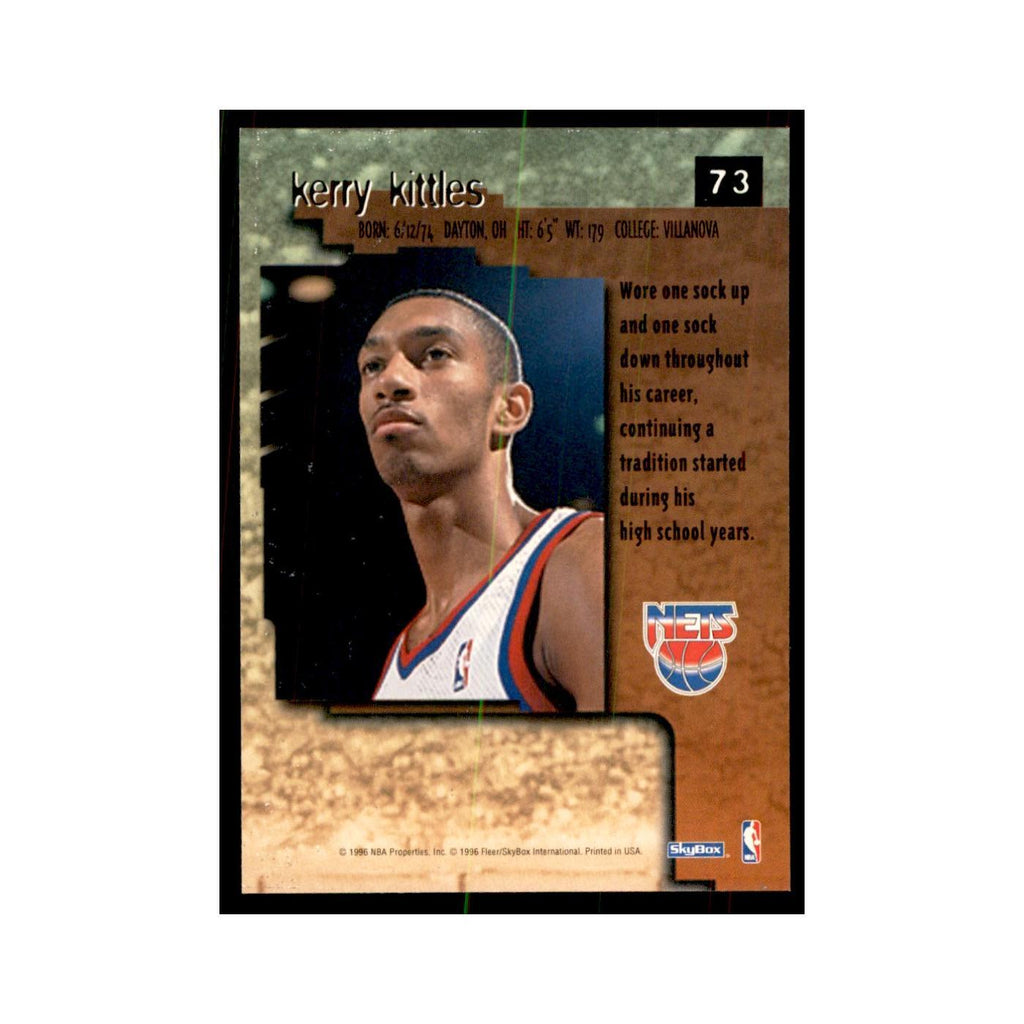 1996 SkyBox Premium Kerry Kittles Basketball Cards #73